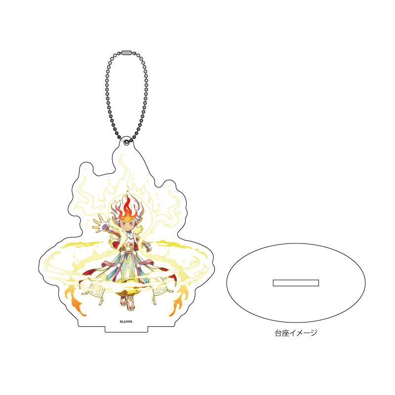 Acrylic Stand Key Chain "Youkai Watch Punipuni" 26 Youma Shin Ken-ou (Vol. 2)