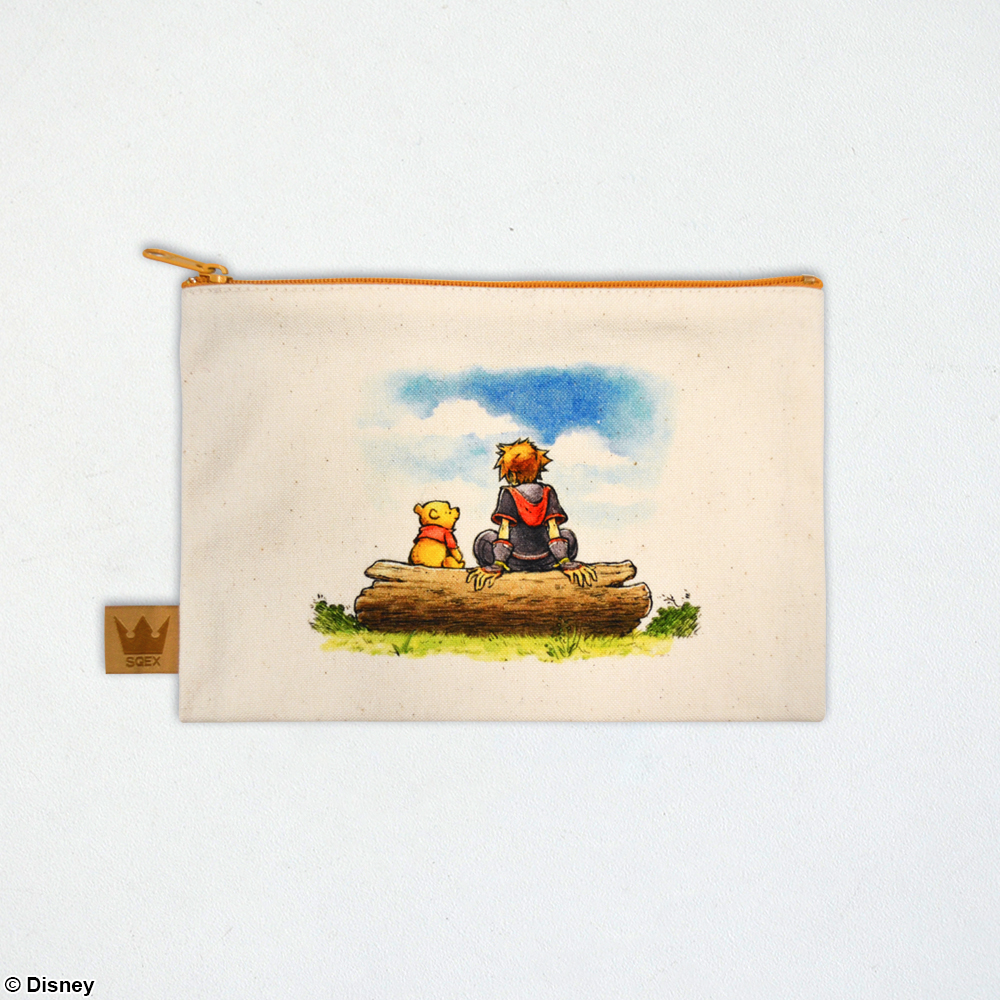 "Kingdom Hearts III" Canvas Pouch 100 Acre Wood
