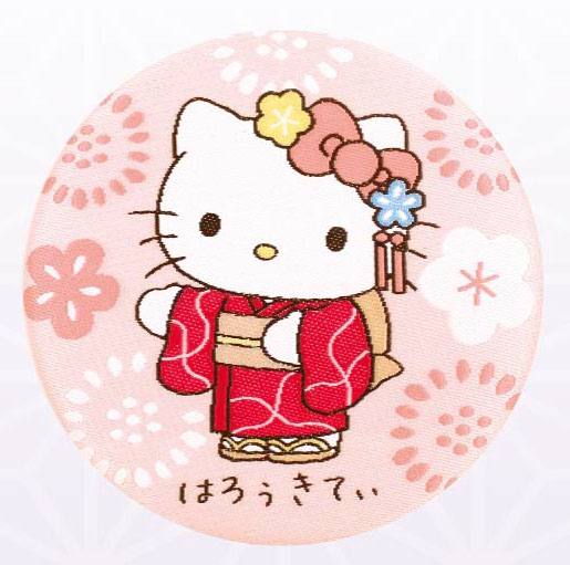 Sanrio Characters Woven Embroidery Can Magnet Hello Kitty