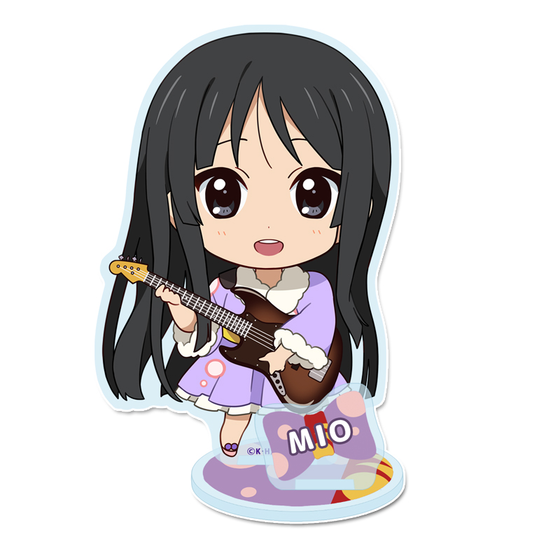"K-On!" Puchichoko Acrylic Stand Akiyama Mio C