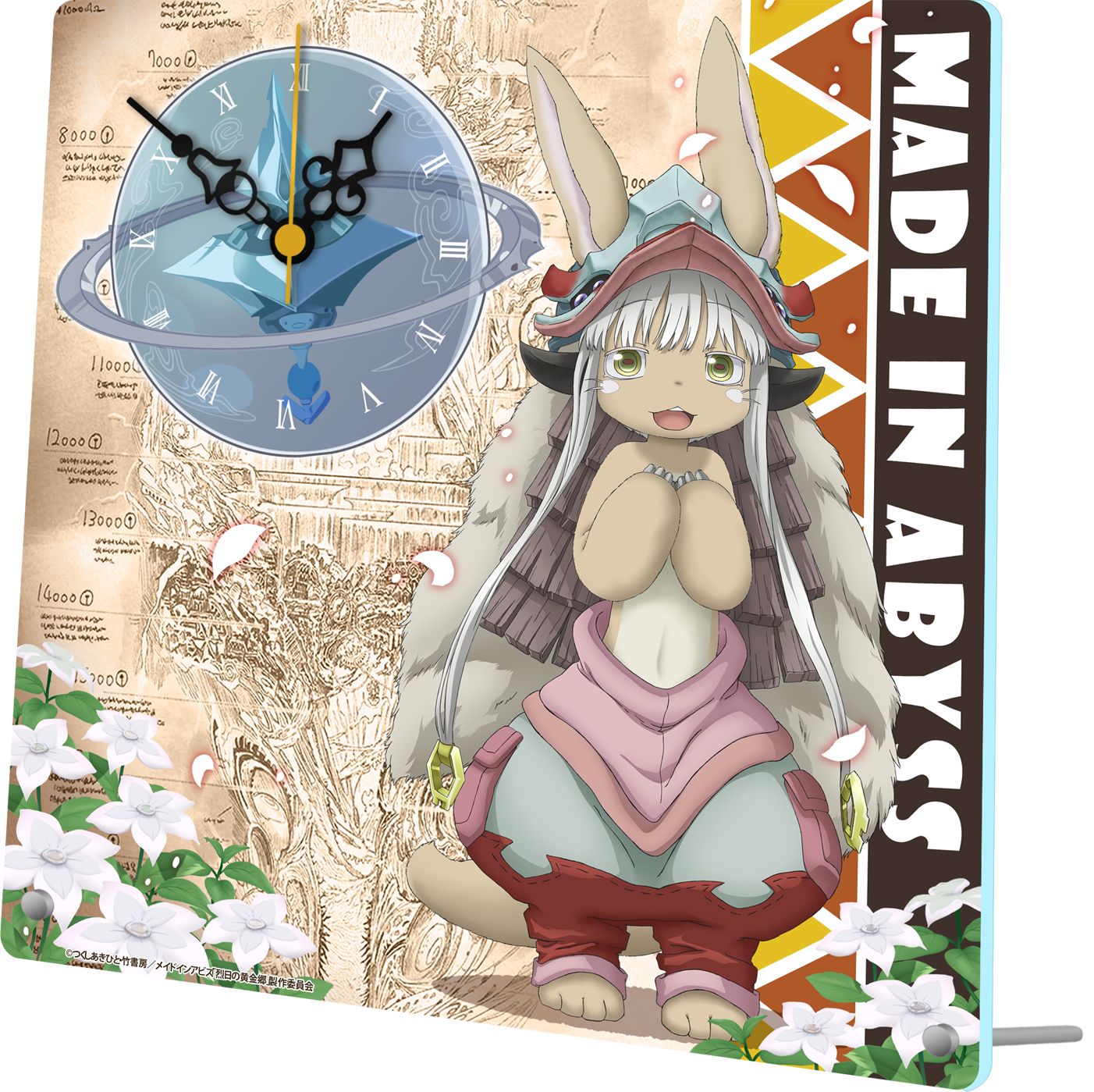 "Made in Abyss: The Golden City of the Scorching Sun" Acrylic Clock Nanachi