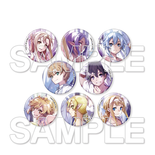 "Sword Art Online" abec Trading Can Badge Complete Box