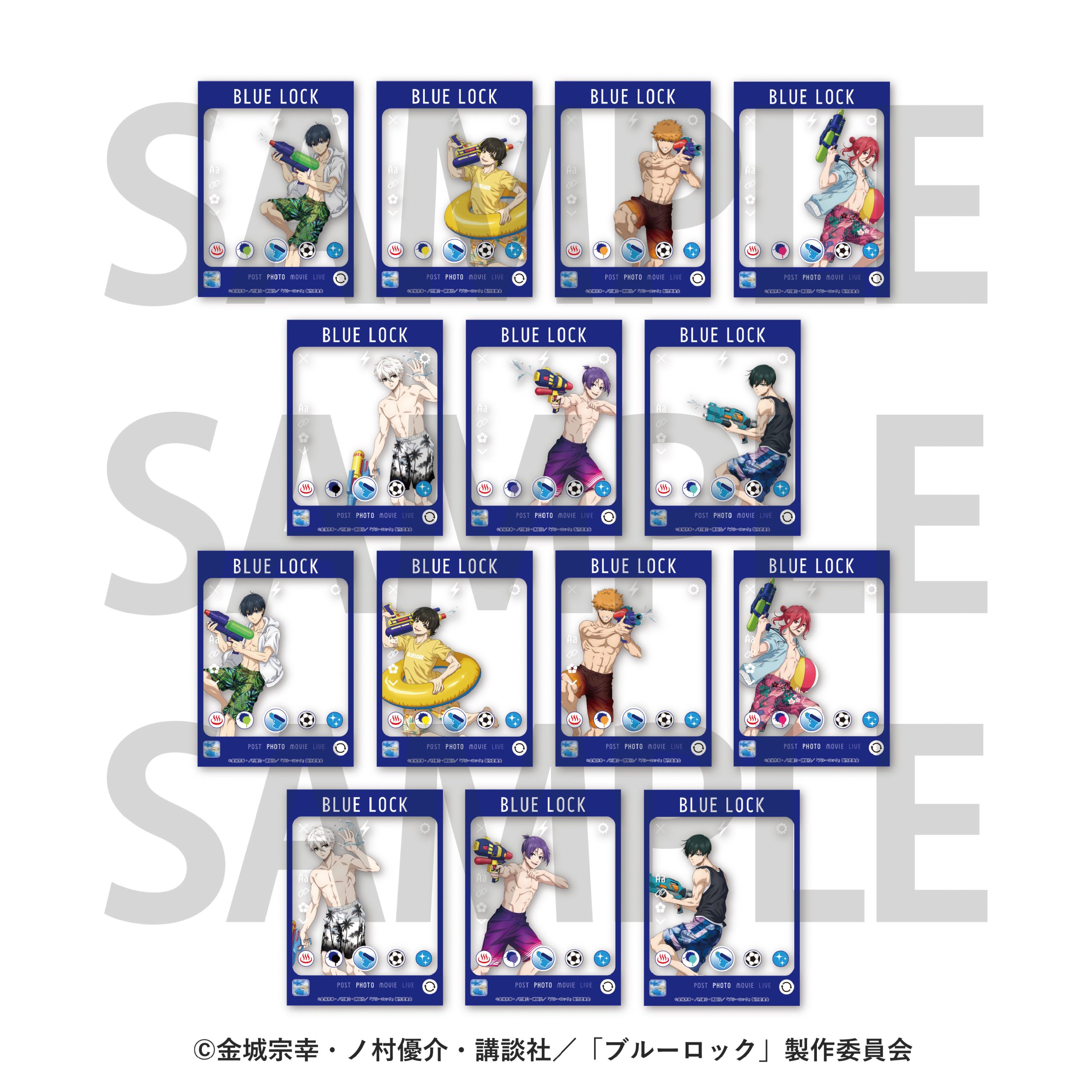 Hakone Kowakien Yunessun x "Blue Lock" Trading SNS Style Card
