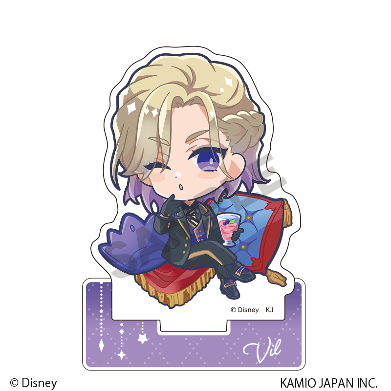 "Disney Twisted Wonderland" Acrylic Stand Vil Schoenheit Cushion