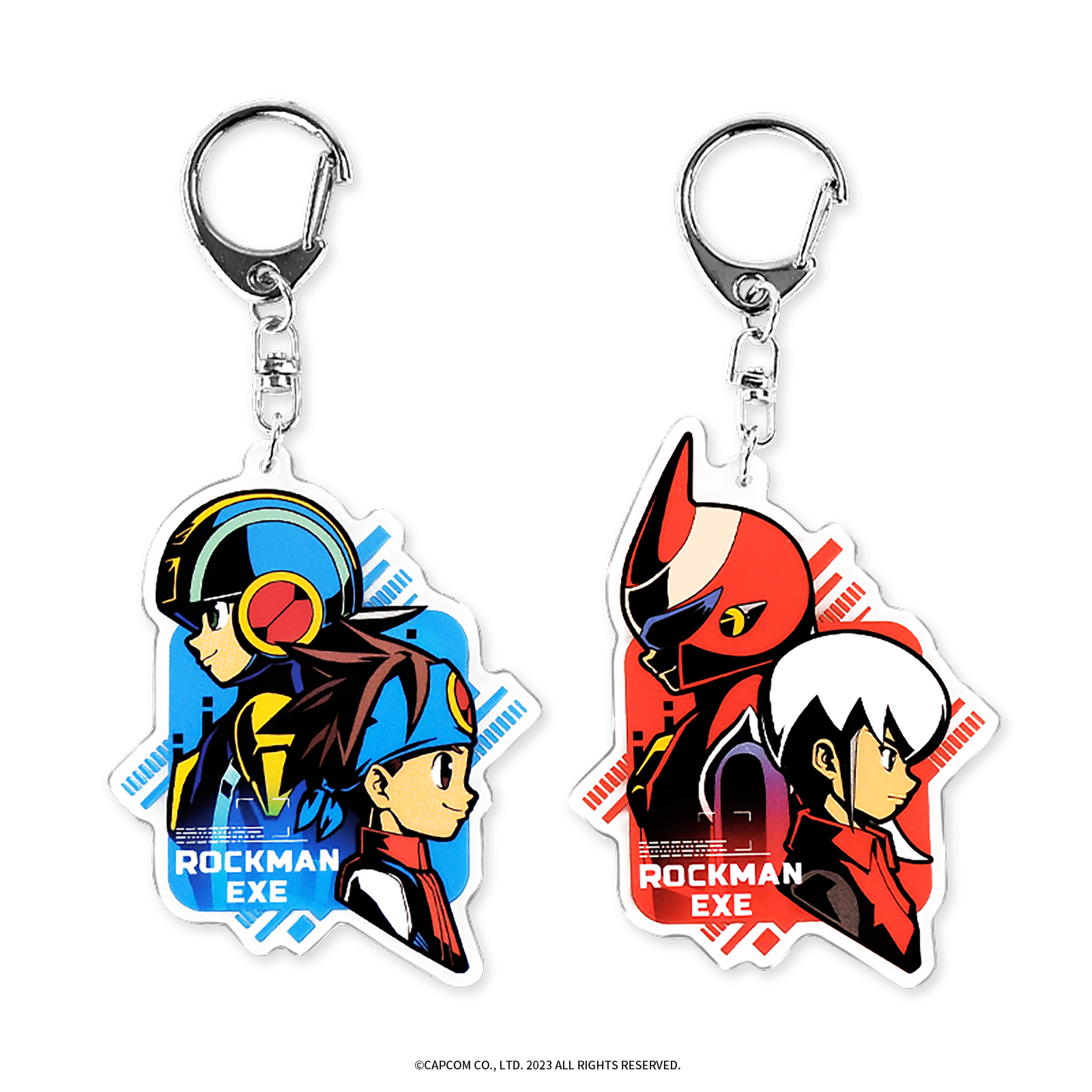 FANTHFUL "ROCKMAN EXE" FP007RME23 Acrylic Key Chain Set