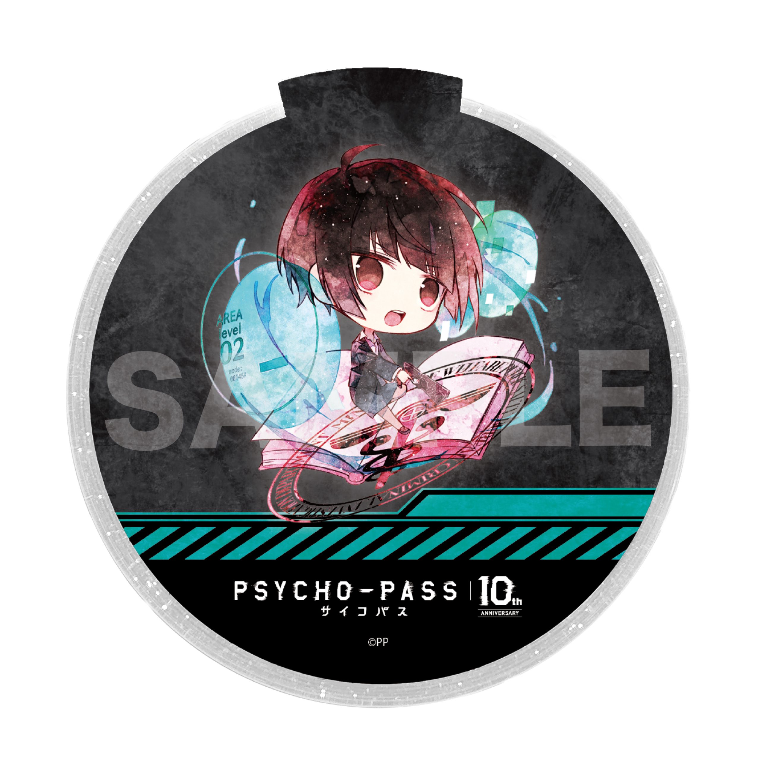 "Psycho-Pass" Chara Deru Art Lighting Design Coaster 02 Tsunemori Akane