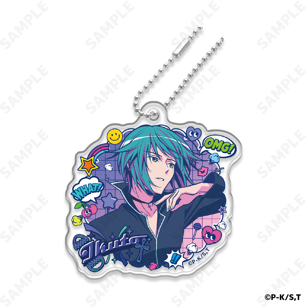 "Shugo Chara!" Acrylic Key Chain 3 Tsukiyomi Ikuto American Pop Series
