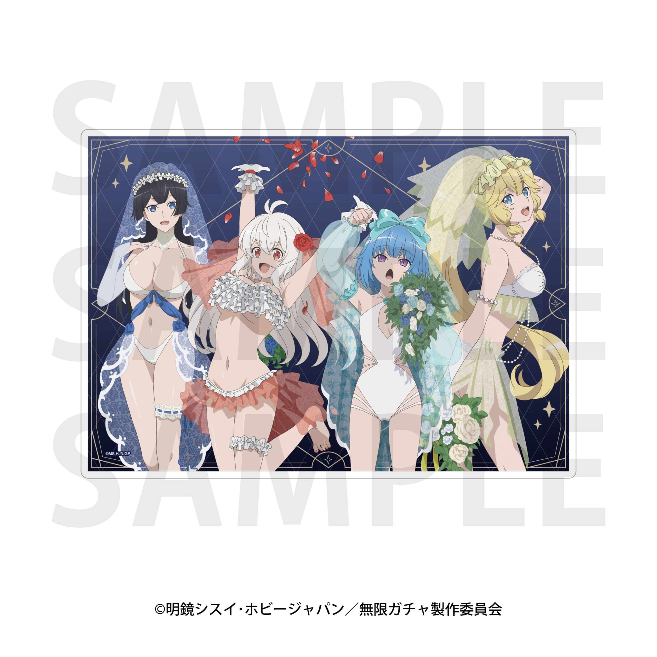 無限ガチャ アクリルパネル ("Backstabbed in a Backwater Dungeon: My Trusted Companions Tried to Kill Me, But Thanks to the Gift of an Unlimited Gacha I Got LVL 9999 Friends and Am Out For Revenge on my Former Party Members and the World" Acrylic Panel)